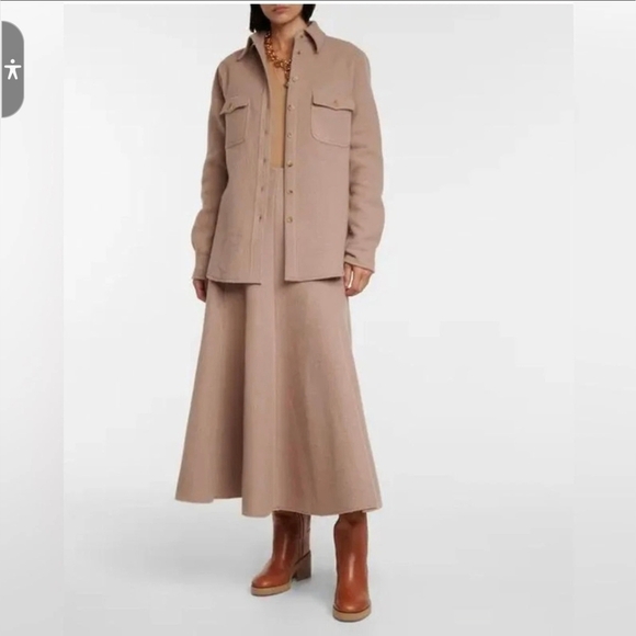 Jimmy Choo Tan Over the Knee Boots Minimalist Design - Picture 15 of 15